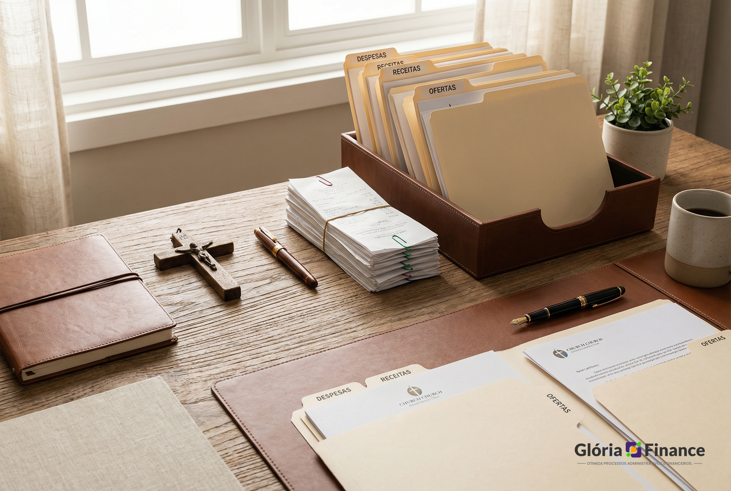Como organizar comprovantes e recibos da igreja sem travar o fechamento do mês